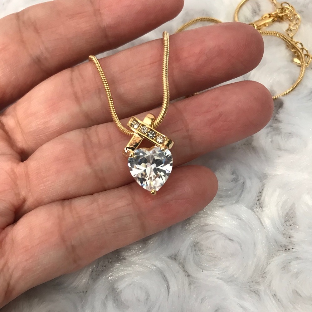 Swarovski Elements Infinity Heart Necklace